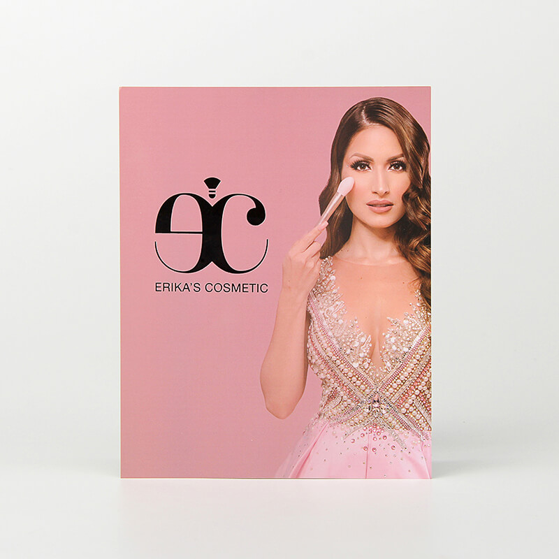 Изготовленная на заказ упаковка для электронной коммерции из розового золота Бумага с логотипом Благодарственная открытка