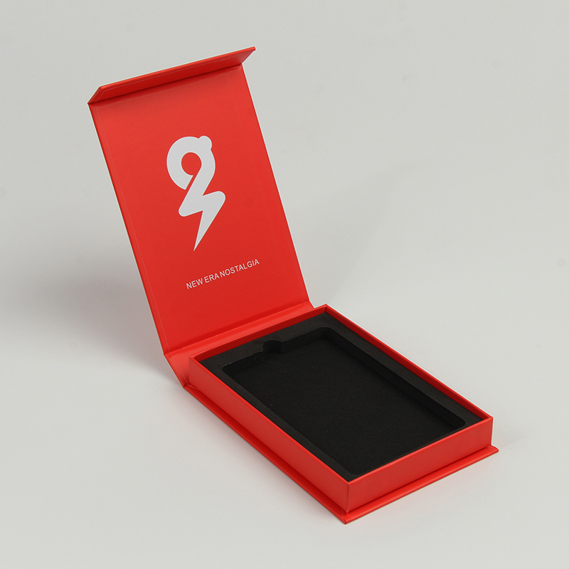 Коробка случая телефона электроники формы книги нестандартной конструкции магнитная упаковывая